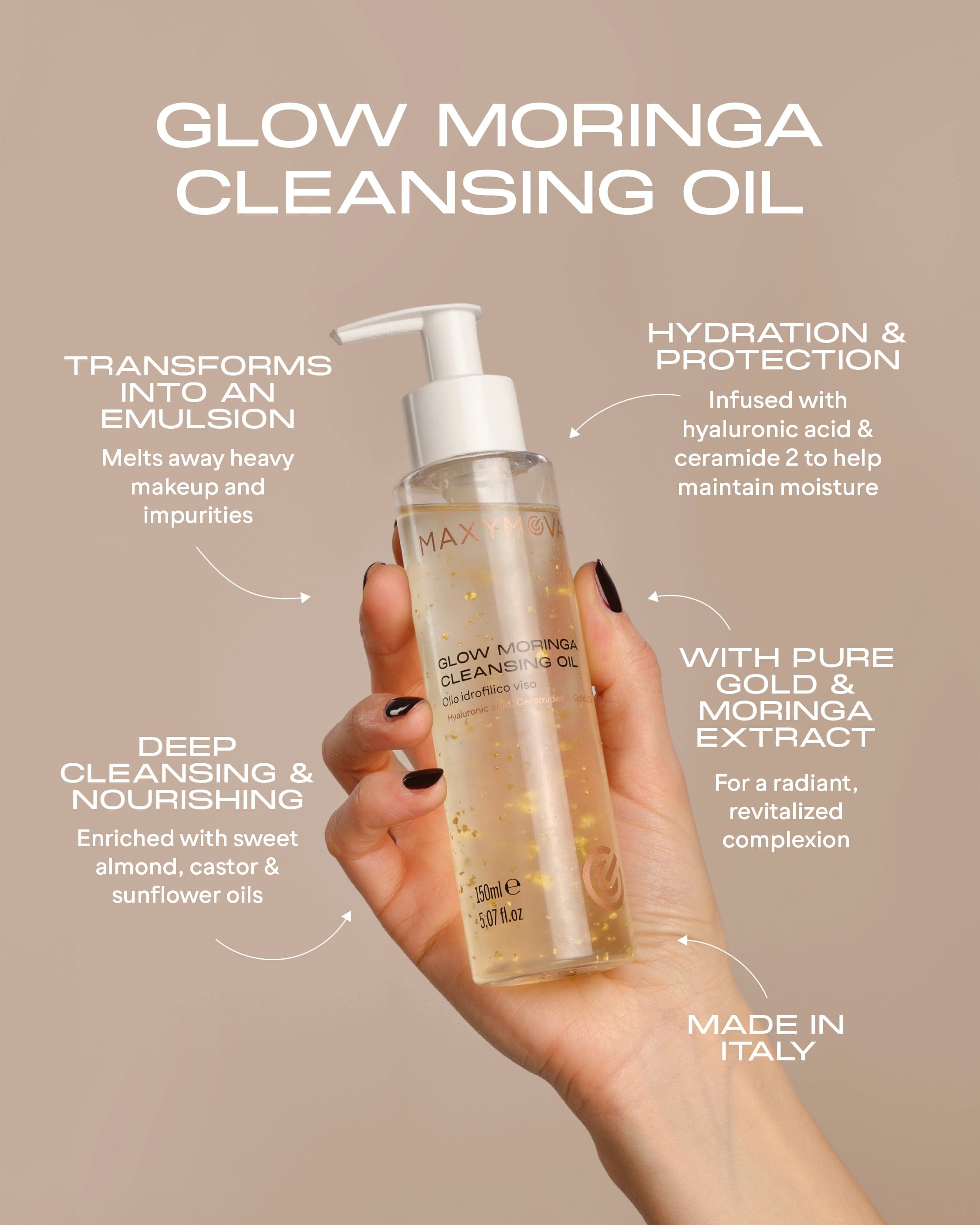 Glow Moringa Aceite Limpiador
