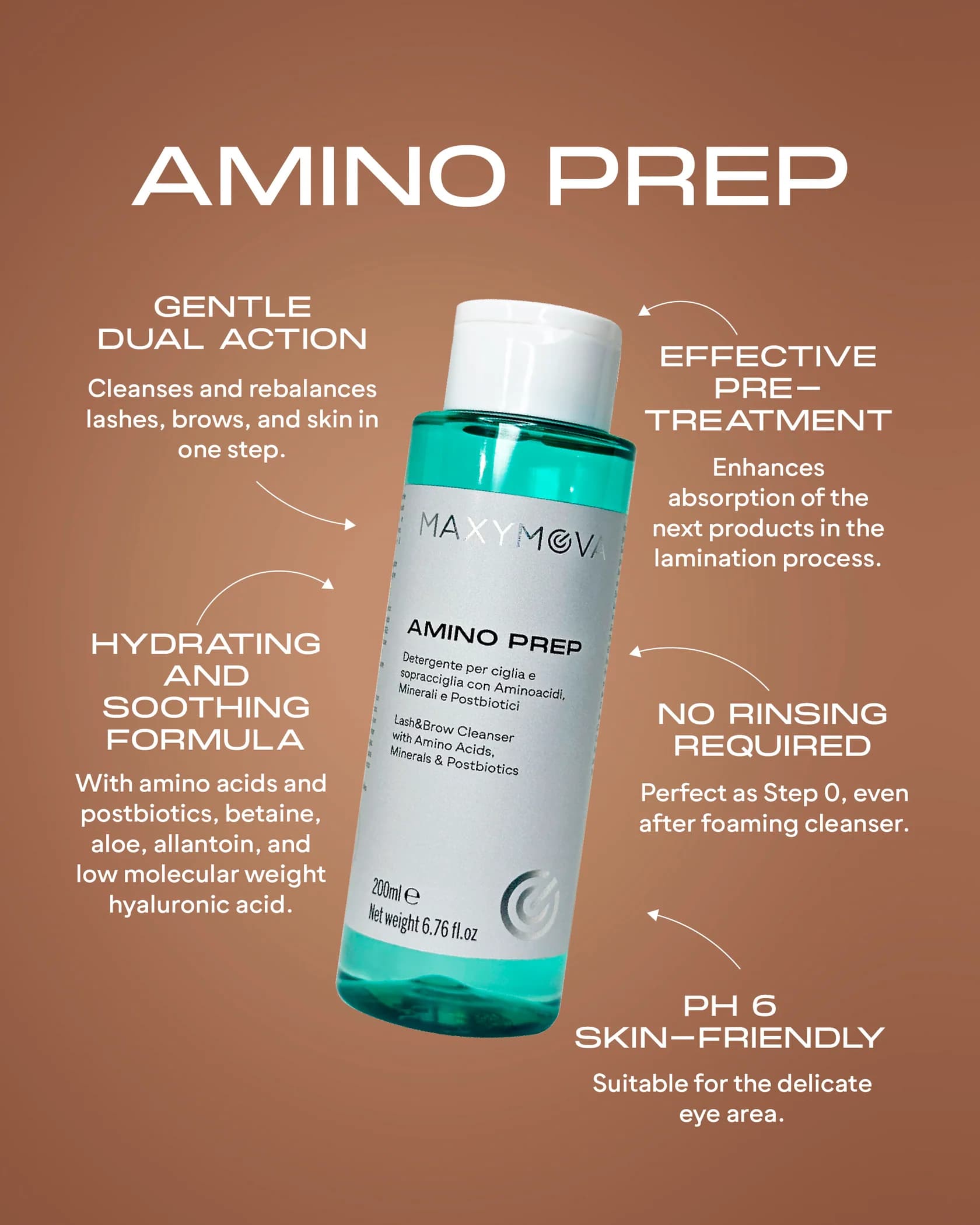 Lash&Brow Cleanser (AminoPrep)